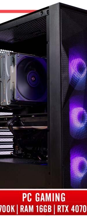 Gaming PC, i7-13700K 13th Gen, RTX 4070 12GB, Ram 32Gb