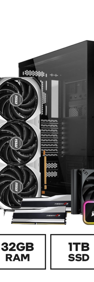 Gaming PC, i7-14700K 14th Gen, RTX 4080 16GB, Ram 32Gb