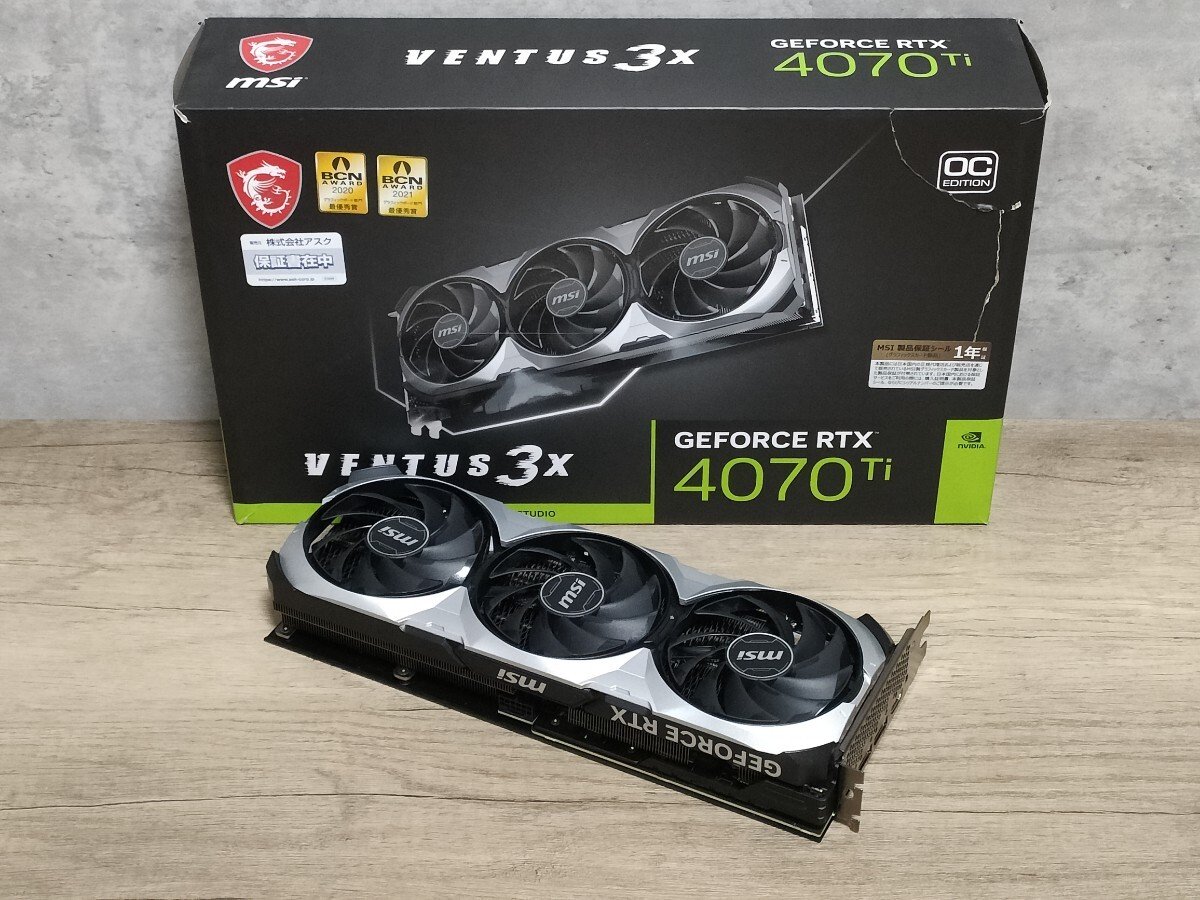 MSI 12GB RTX4070Ti VENTUS 3X OC GeForce VGA Graphic Card | Part # 912-V513-423 - Image 4