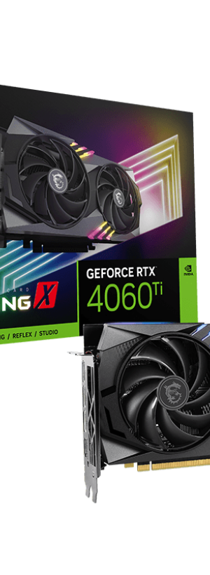 MSI GeForce RTX 4060 Ti Gaming X 16GB GDDR6 Graphics Card | Part # 912-V517-003