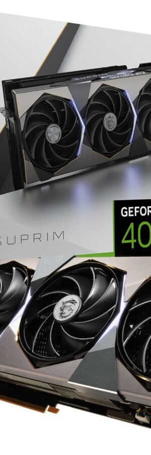 MSI GeForce RTX 4090 SUPRIM X Graphics Card, 24GB GDDR6X | Part # 912-V510-215