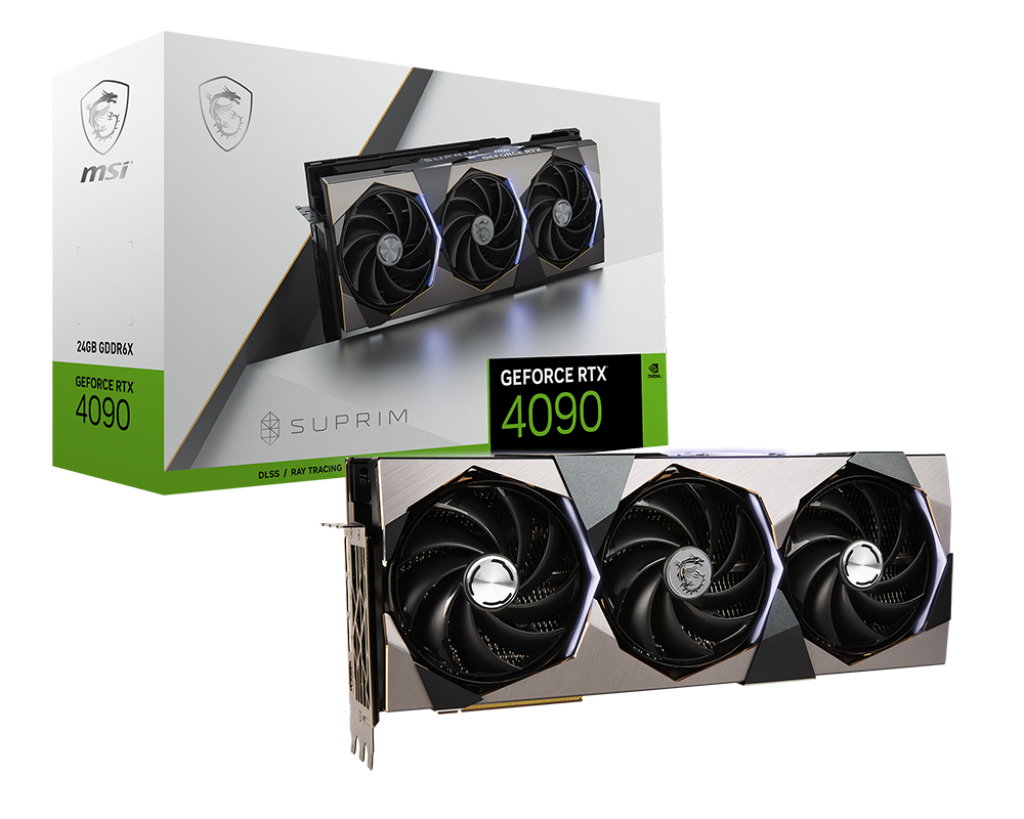 MSI GeForce RTX 4090 SUPRIM X Graphics Card, 24GB GDDR6X | Part # 912-V510-215 - Image 2