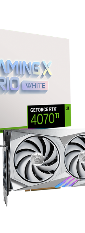 MSI RTX 4070 Ti Gaming X Trio White 12G GDRR6X NVIDIA GeForce