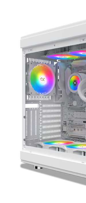 XIGMATEK CUBI ARCTIC ATX Full Tower Case - White | Part # EN41983