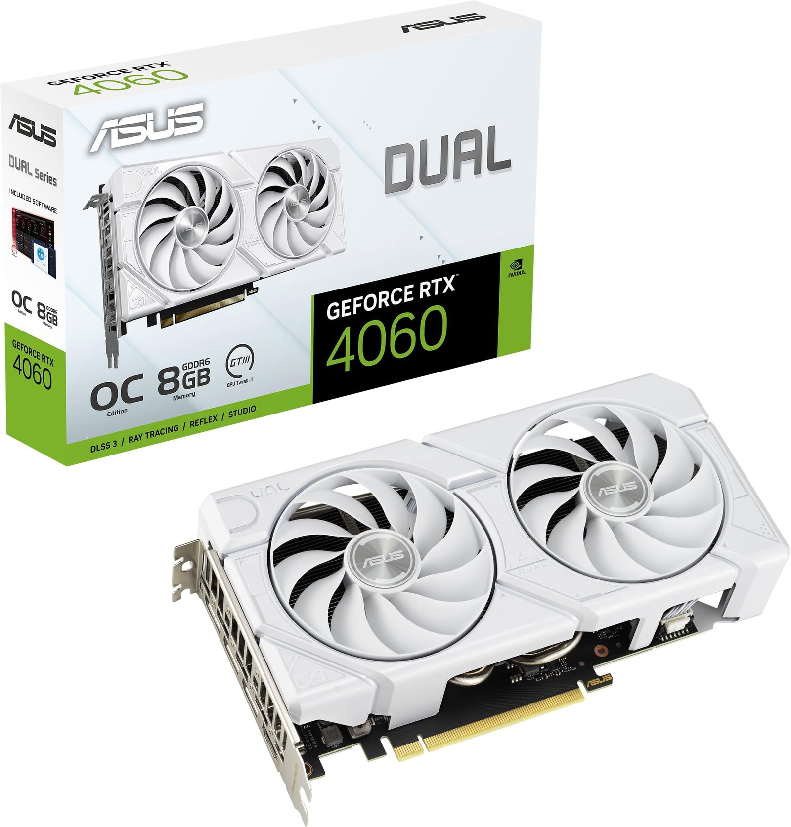 Asus Dual GeForce RTX 4060 OC Edition 8GB GDDR6 Graphic Card - Image 2
