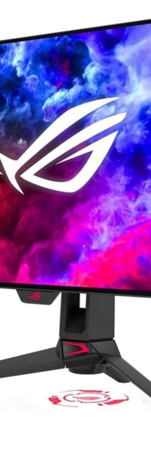 Asus ROG Swift PG27AQDM 27" OLED, 240Hz, 0.03ms, NVIDIA G-Sync, AMD FreeSync Premium Gaming Monitor Rotatable - Black