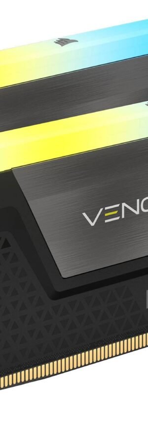 CORSAIR VENGEANCE RGB 32GB (2 x 16GB) DDR5 DRAM 5600MHz C40 Memory Kit - Black