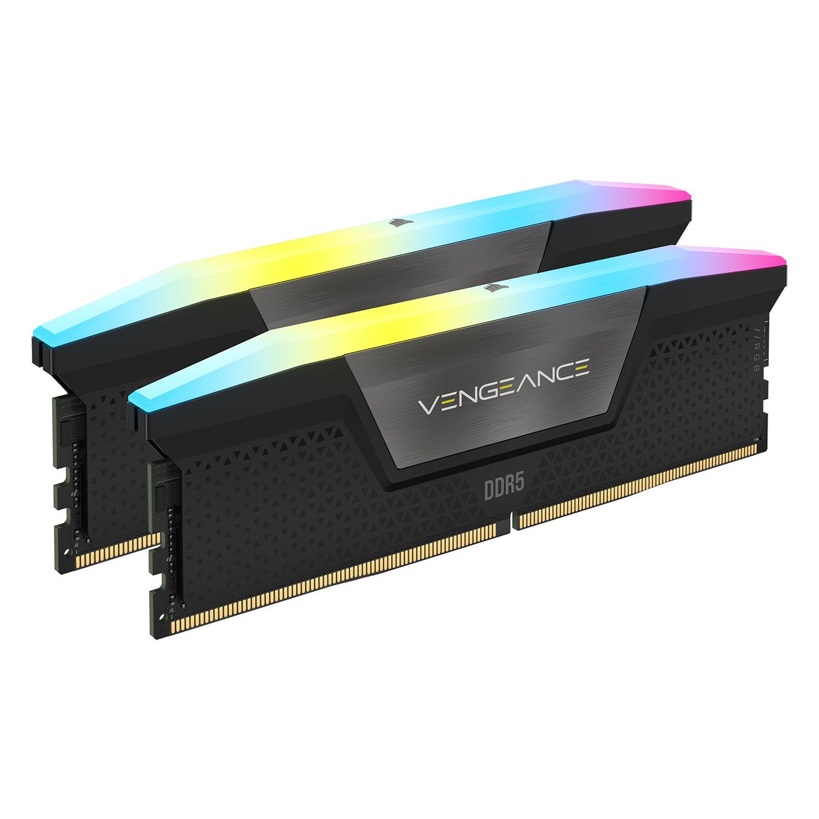 CORSAIR VENGEANCE RGB DDR5 RAM 32 GB (2x16 GB) 7000MHz CL34 - Black