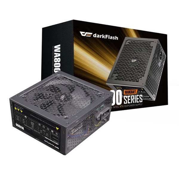 DarkFlash WA800 Warcraft Series 800W True Non-Modular Power Intel ATX 12V Power Supply