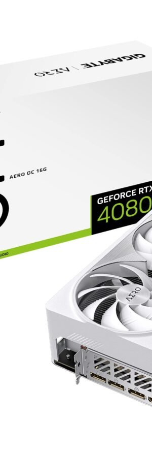 Gigabyte Nvidia GeForce RTX 4080 16GB AERO OC DLSS 3 Graphics Card