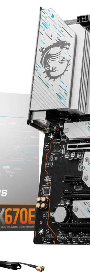 MSI X670E Gaming Plus WiFi AM5 AMD Ryzen 7000 ATX DDR5 Wi-Fi 6E Bluetooth
