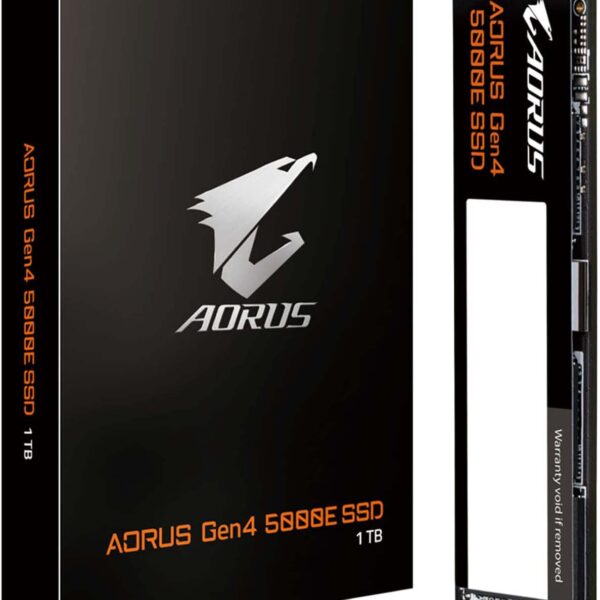 Part #  AG450E1TB-G Gigabyte AORUS Gen4 5000E PCIe 4.0 NVMe M.2 SSD – 1TB, Read Speed : up to 5,000