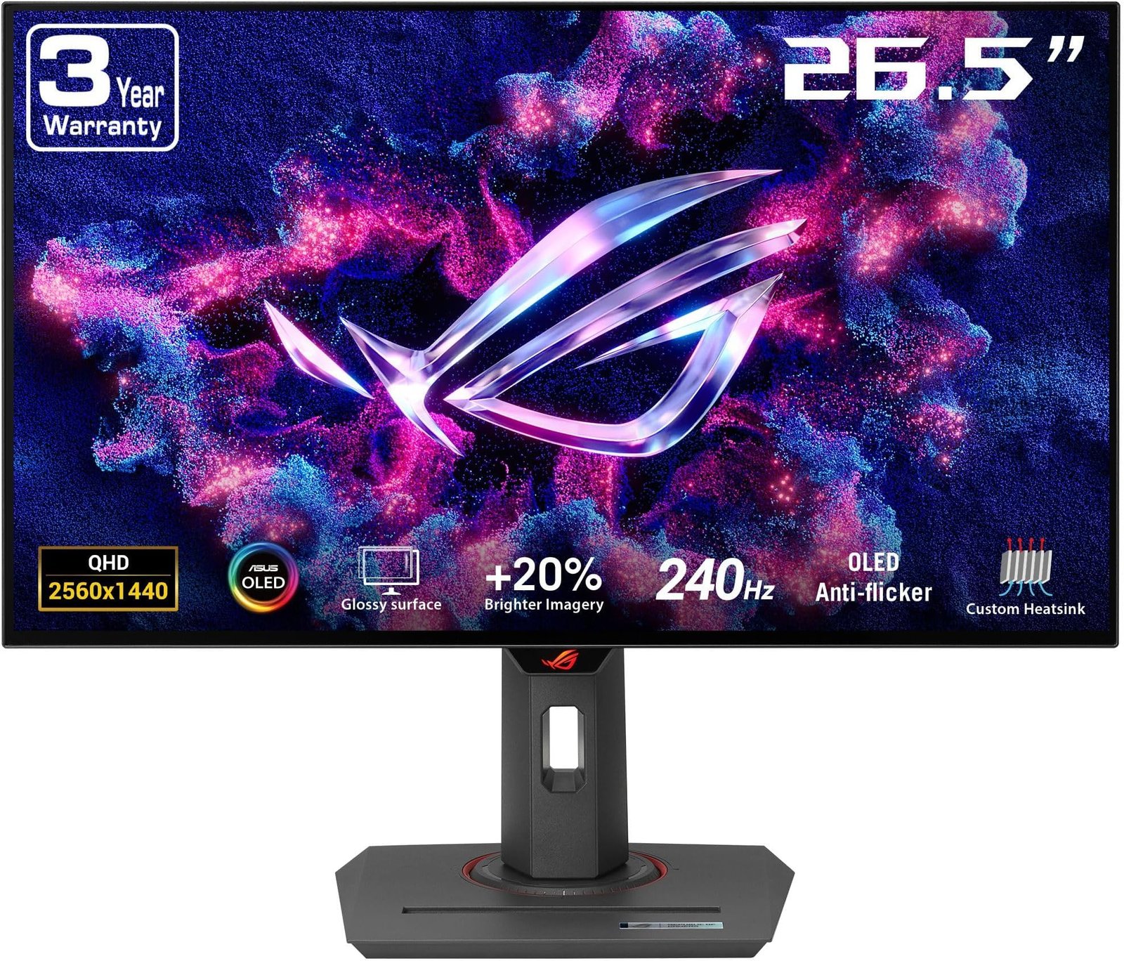 ASUS 27″ ROG Swift 360Hz PG27AQN 2K IPS 1ms Gaming Monitor HDR Rotatable NVIDIA G-SYNC eSports - Image 3
