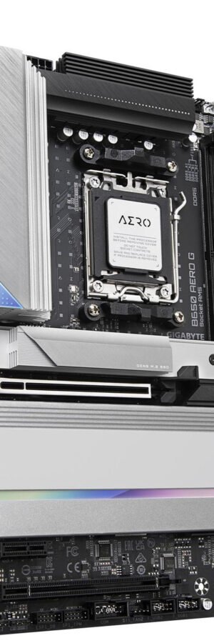 Part # B650 AERO G GIGABYTE B650 AERO G AM5 AMD ATX Motherboard DDR5, PCIe 5.0 M.2, Type-C, Wi-Fi 6E, Bluetooth