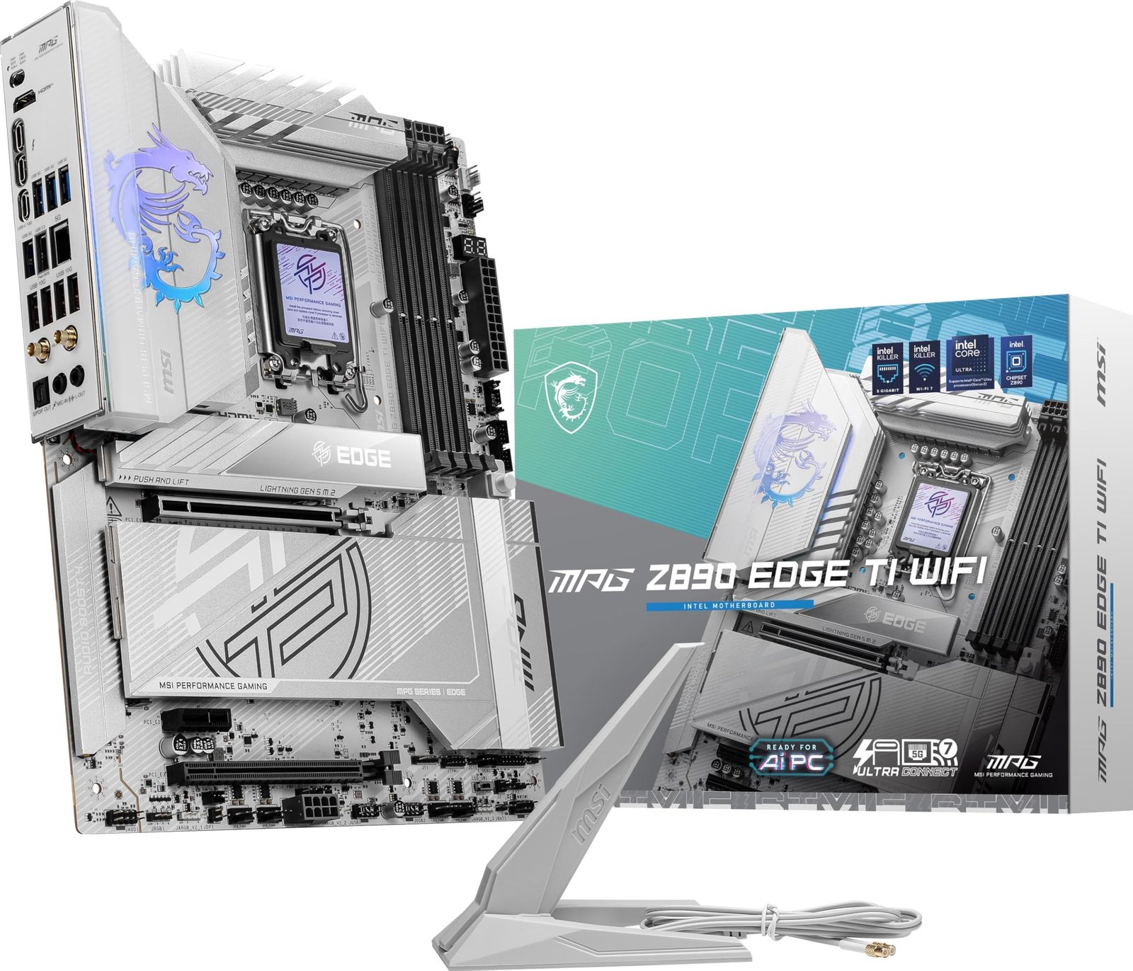 MSI MPG Z790 EDGE Ti MAX WIFI ATX DDR5 Motherboard - White