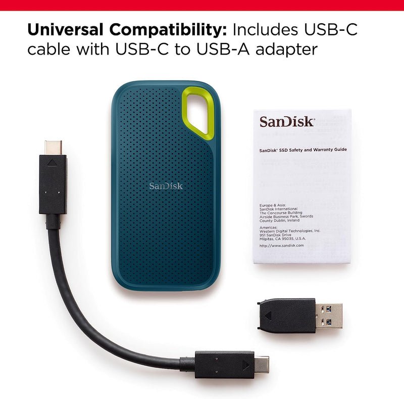 SanDisk 2TB Extreme Portable SSD V2, 1050MB/s - Image 3