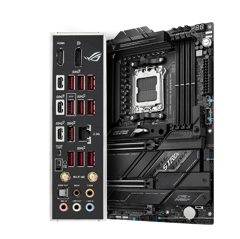 ASUS ROG Strix X670E-A Gaming Wi-Fi And Bluetooth AMD Ryzen Motherboard - Image 3