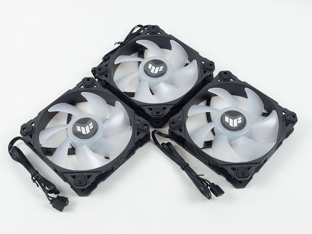 ASUS TF120 TUF Gaming ARGB Case Fan – 3-Pack Black - Image 3