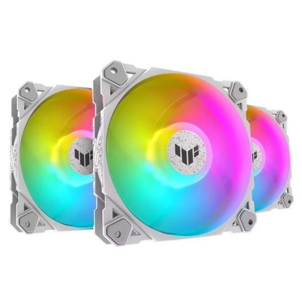 ASUS TF120 TUF Gaming ARGB Case Fan – 3-Pack WHITE - Image 3